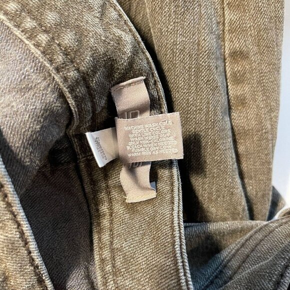 Chicos Womens Jeans Size 1 Regular Khaki Straight Leg High Rise Denim - Picture 4 of 7